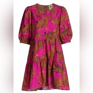 Farm Rio Artsy Leopards Women Dress